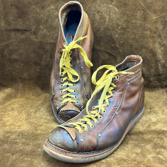 Thorough Good Honey Tone Leather Ankle Boots - Picture 3 of 8